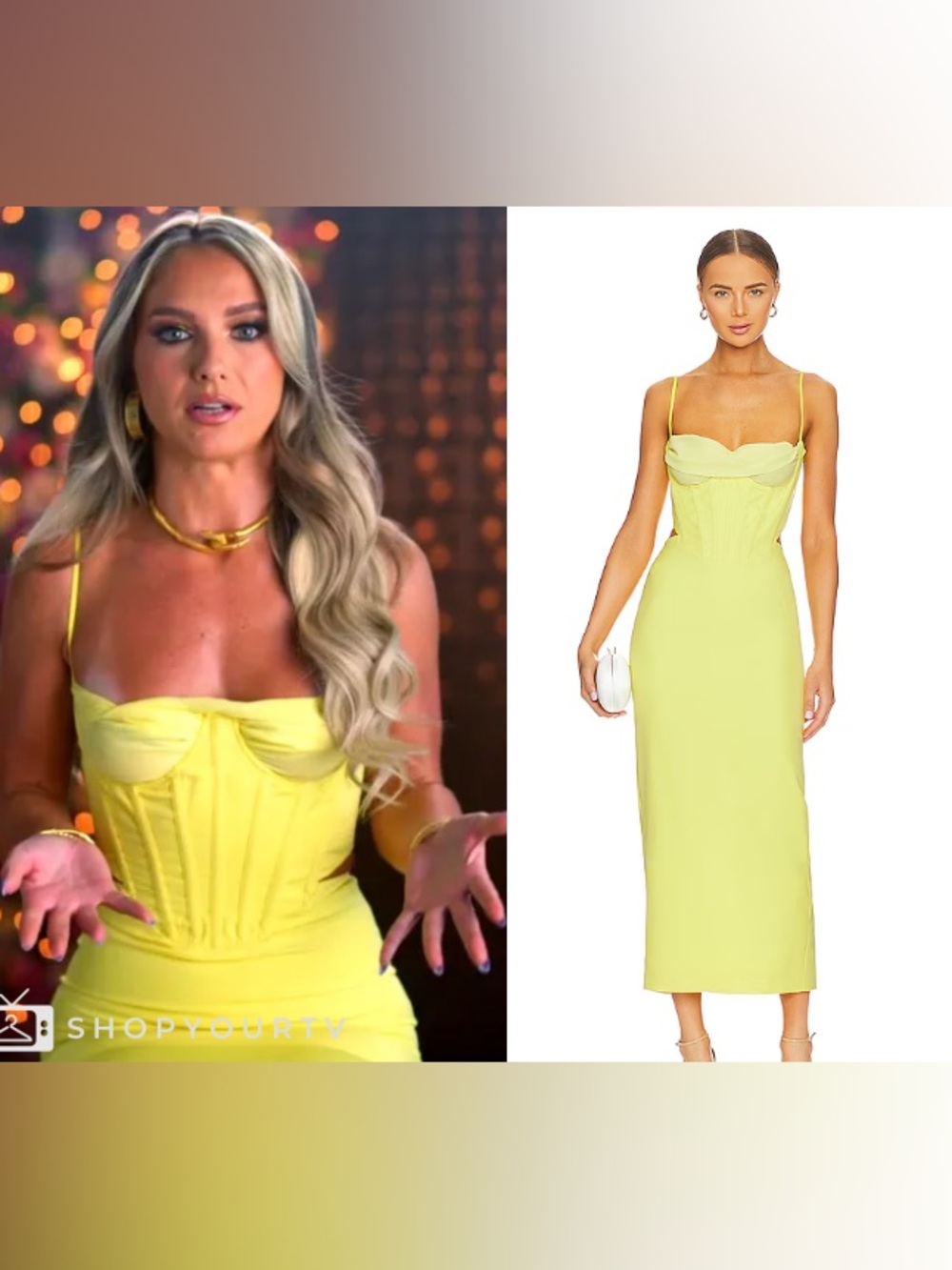 REVOLVE Bardot Martini Midi Dress
